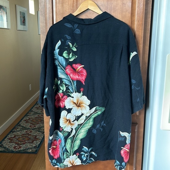 Vintage Iolani Hawaiian Men's Hawaiian Shirt Size XXL with Hibiscus Flowers - Picture 5 of 6
